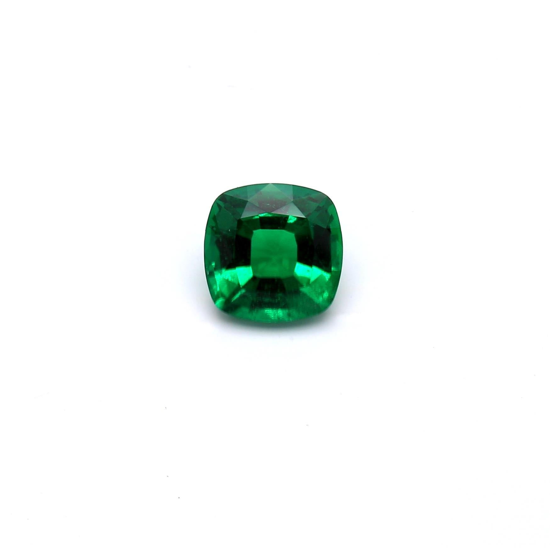 1.32 ct. Cushion Emerald AGL Minor