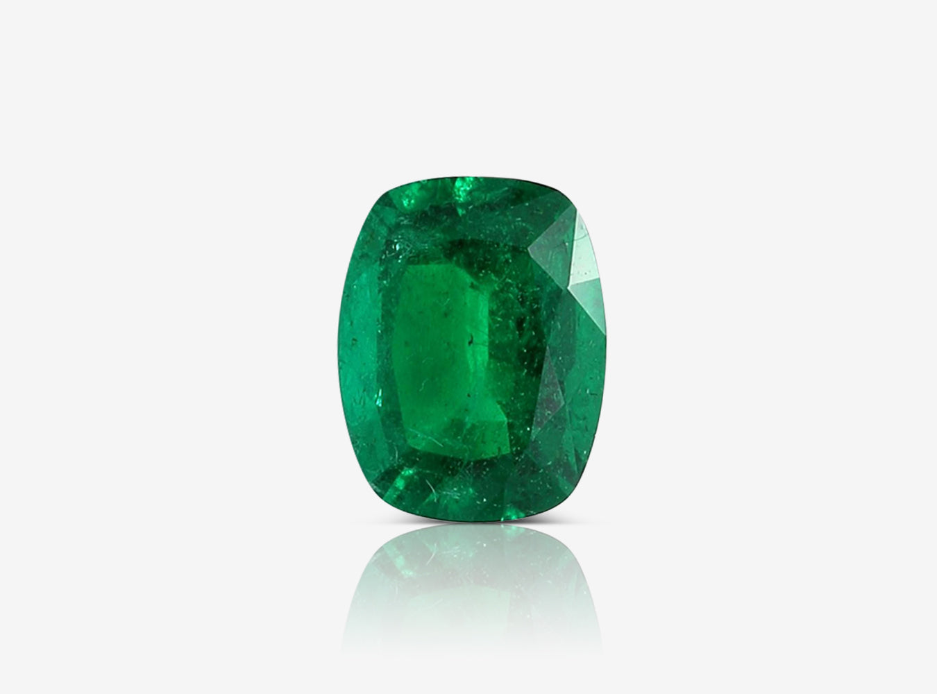 1.81 ct. Cushion Emerald GRS Insignificant