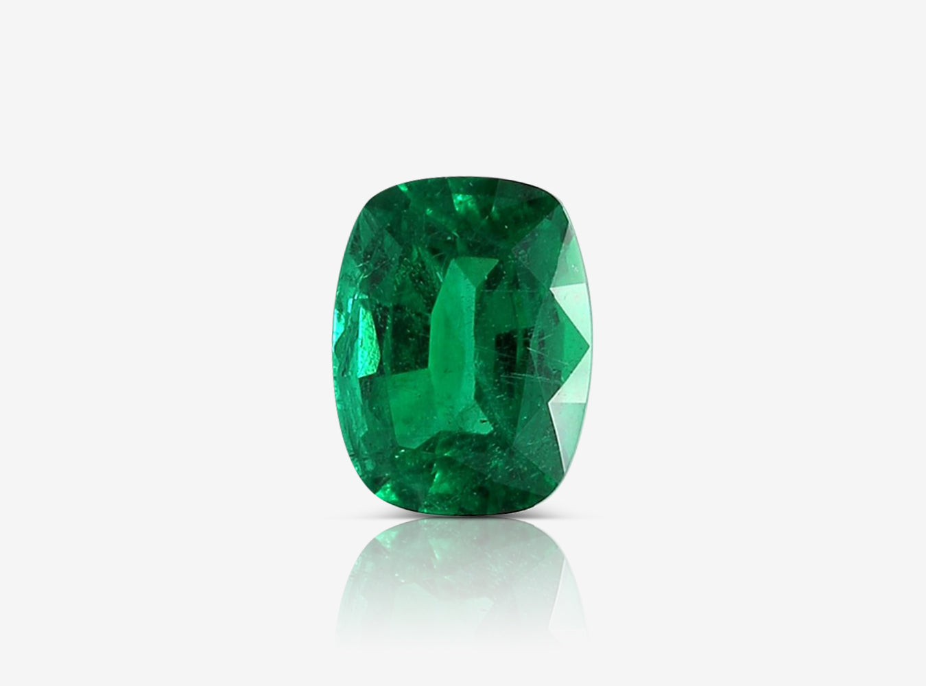 1.98 ct. Cushion Emerald GRS Minor to Moderate