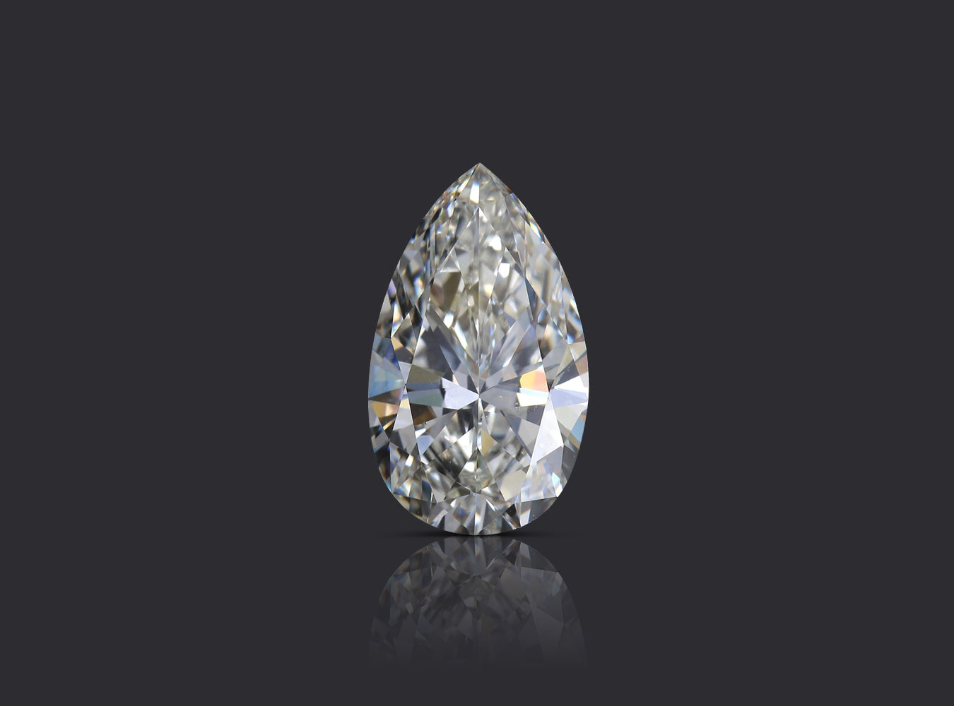 3.52 ct. Pear Shape Diamond I VS1 None GIA