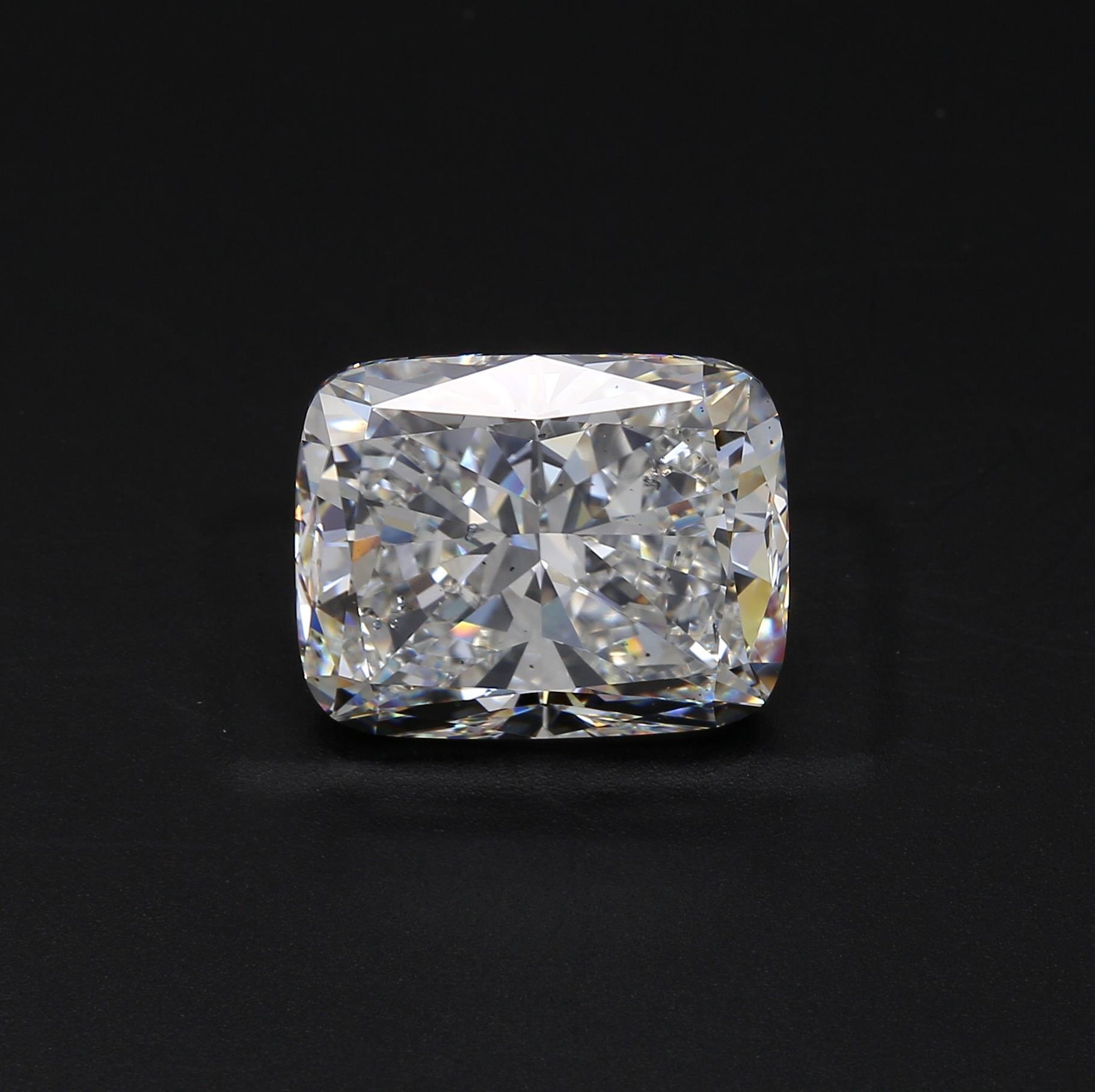 7.31 ct. Cushion Diamond F SI2 Faint GIA