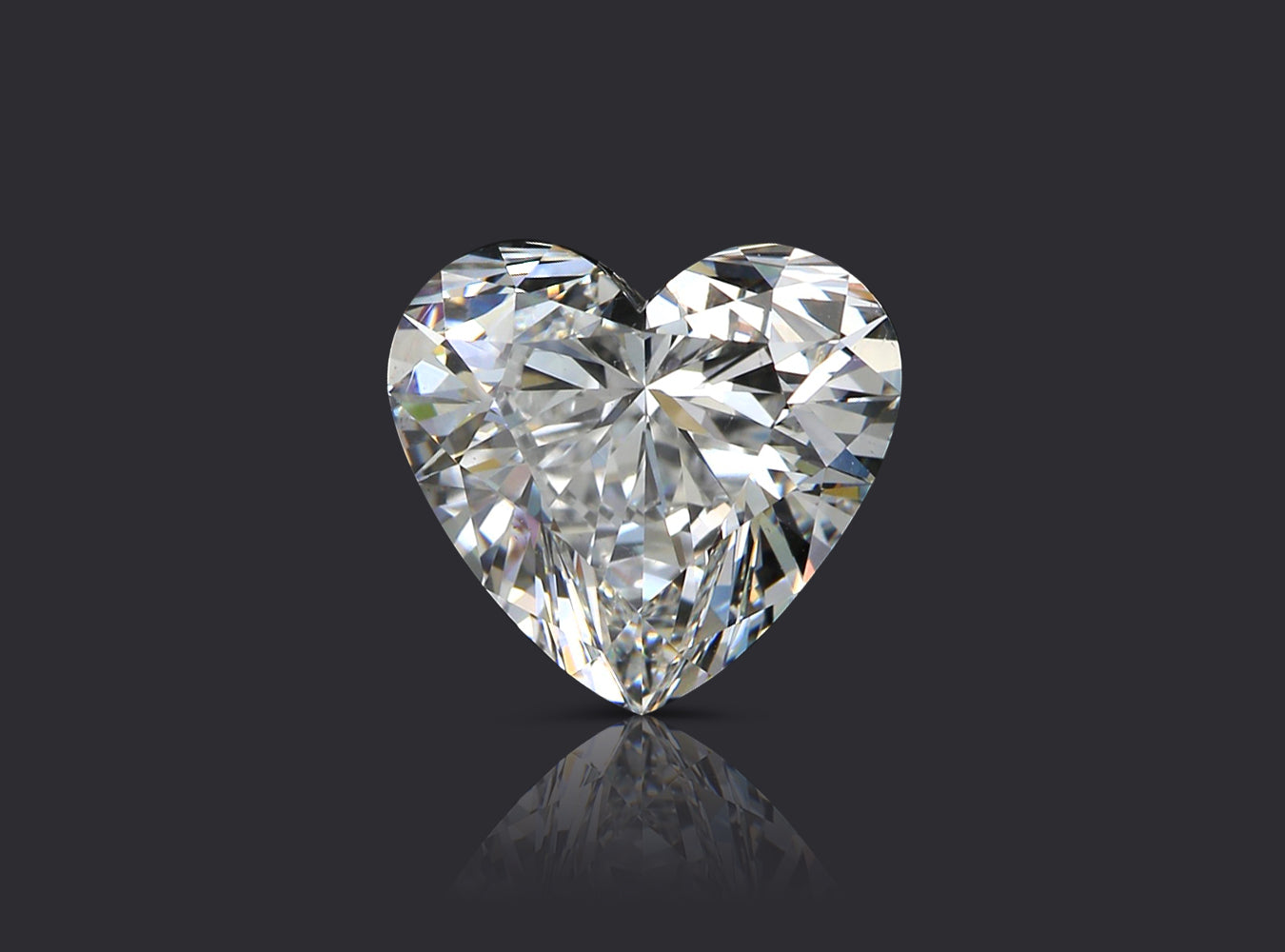 2.51 ct. Heart Shape Diamond E SI1 None GIA