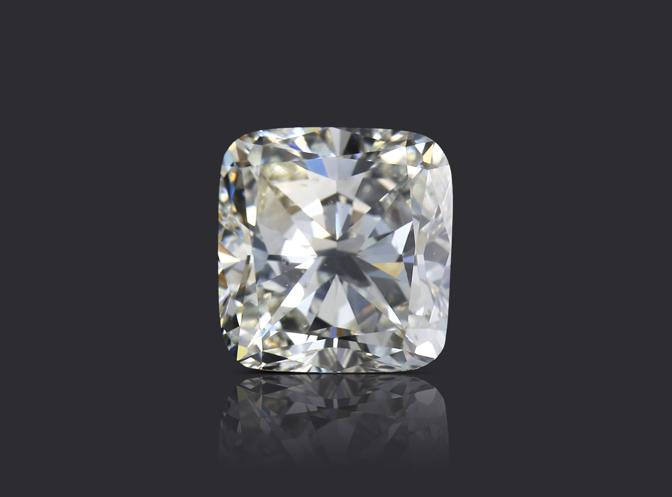 3.27 ct. Cushion Diamond J SI1 None GIA