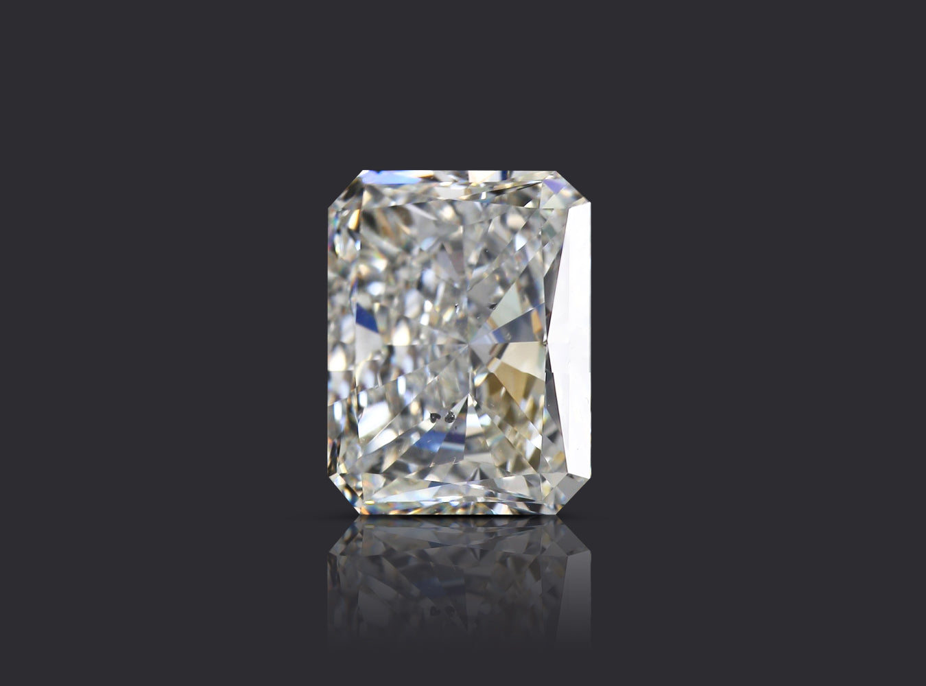 4.02 ct. Radiant Diamond I SI2 Faint GIA