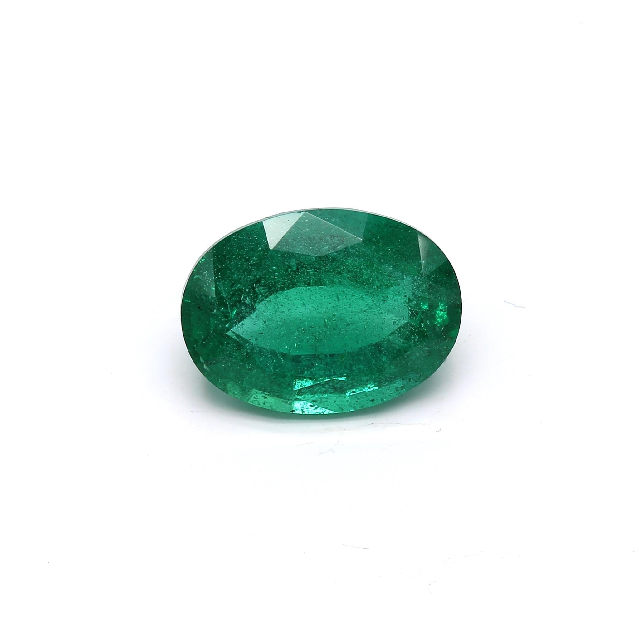 7.30 ct. Oval Emerald GRS Insignificant