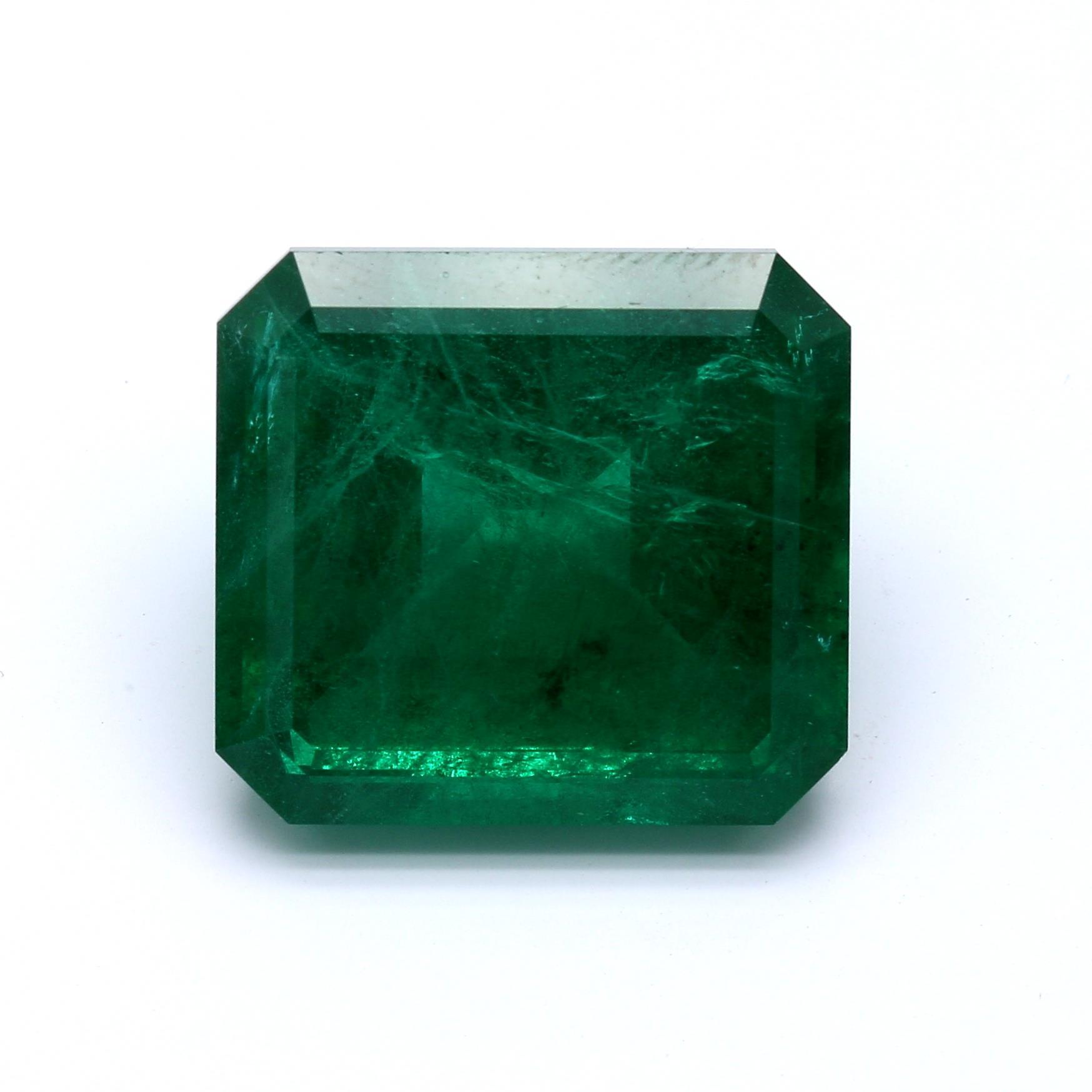 21.38 ct. Emerald GRS Minor