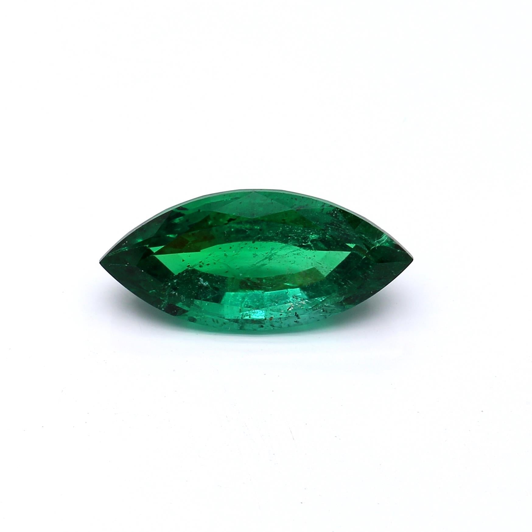 5.01 ct. Marquise Emerald AGL Minor