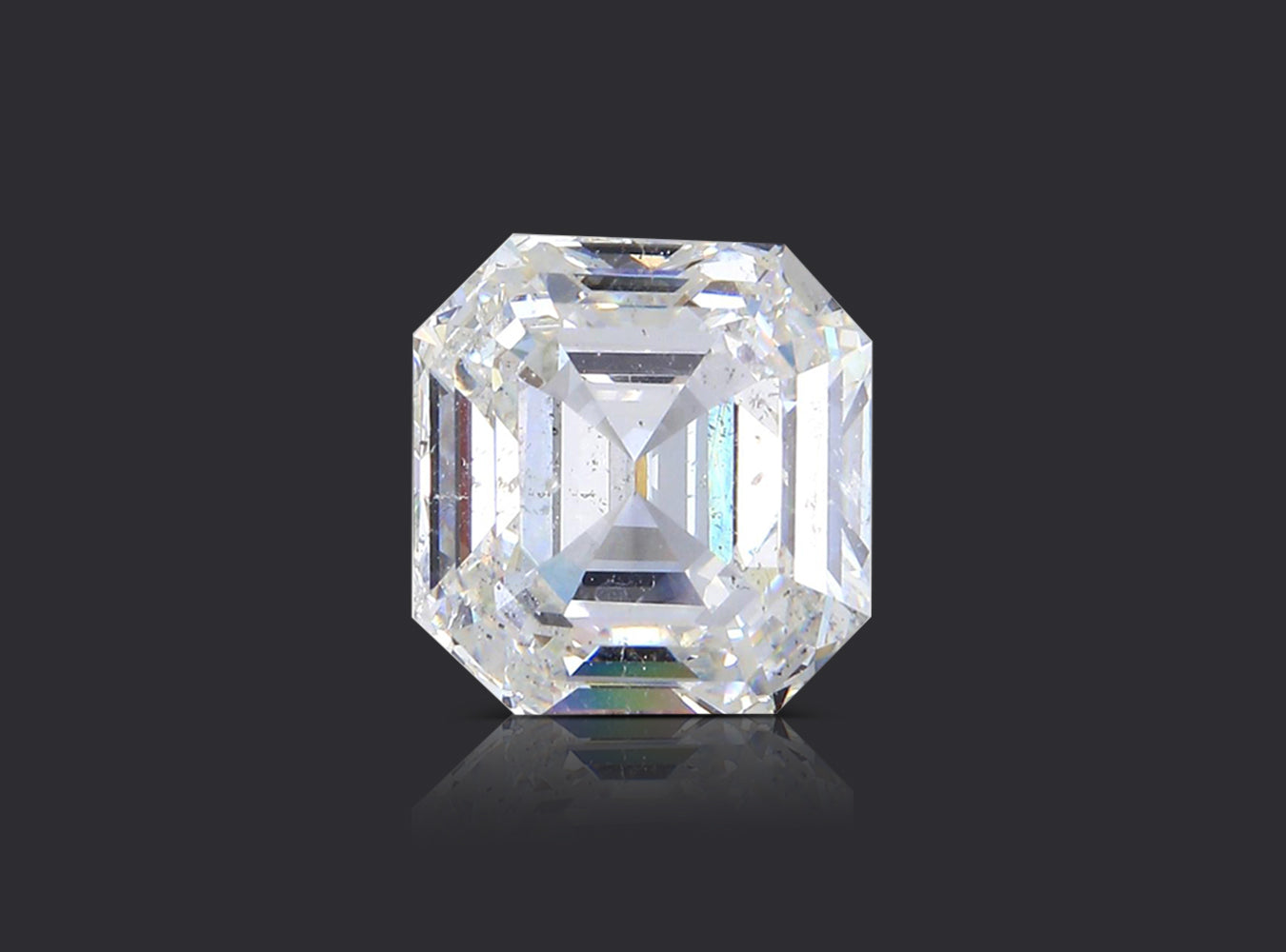 7.08 ct. Asscher Diamond H SI2 Faint GIA