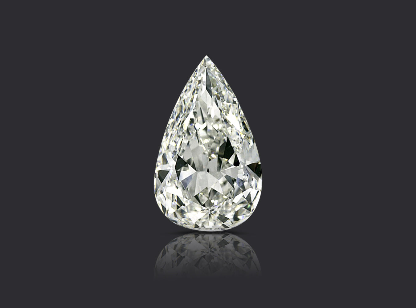 5.01 ct. Pear Shape Diamond H VVS1 SB GIA