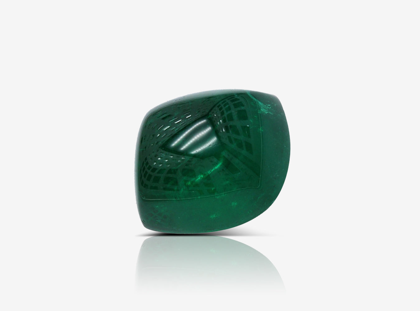 21.08 ct. Cabochon Emerald GRS Minor