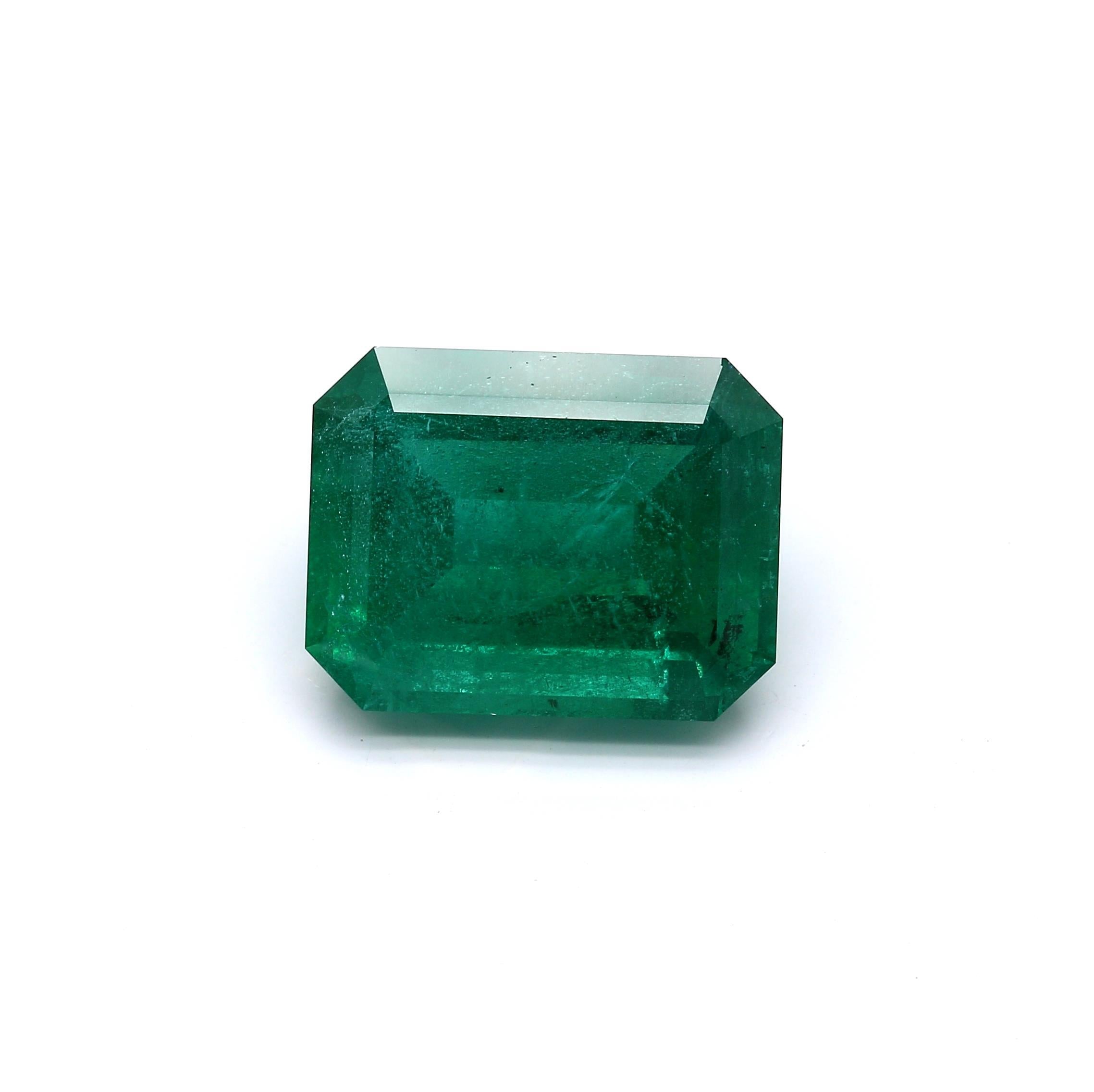 12.60 ct. Emerald GRS Minor