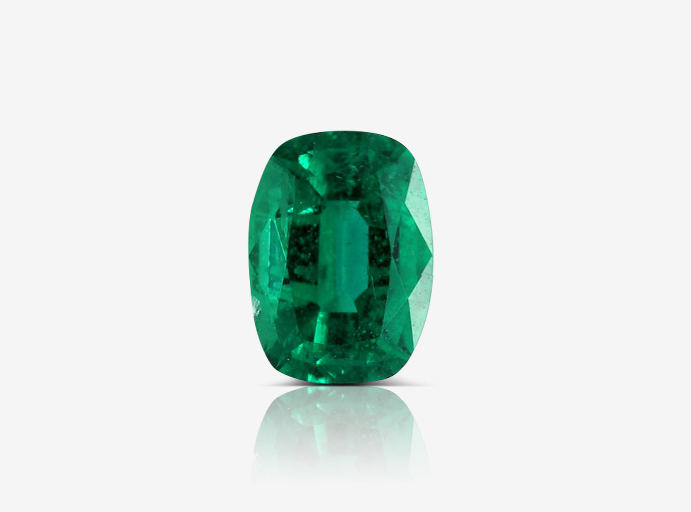 1.39 ct. Cushion Emerald GRS Insignificant