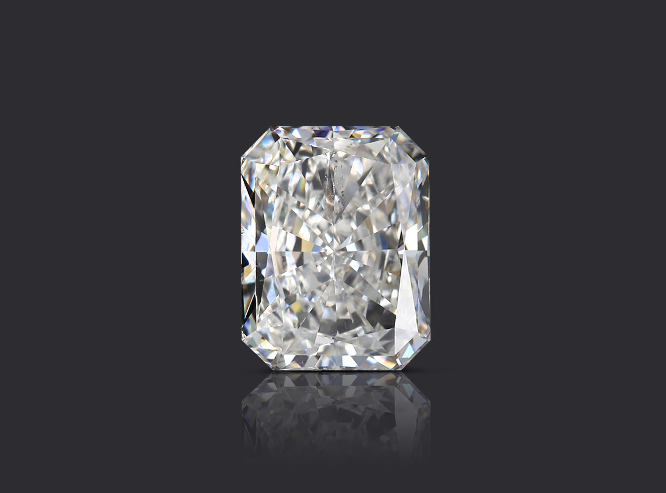 3.08 ct. Radiant Diamond H SI2 None GIA