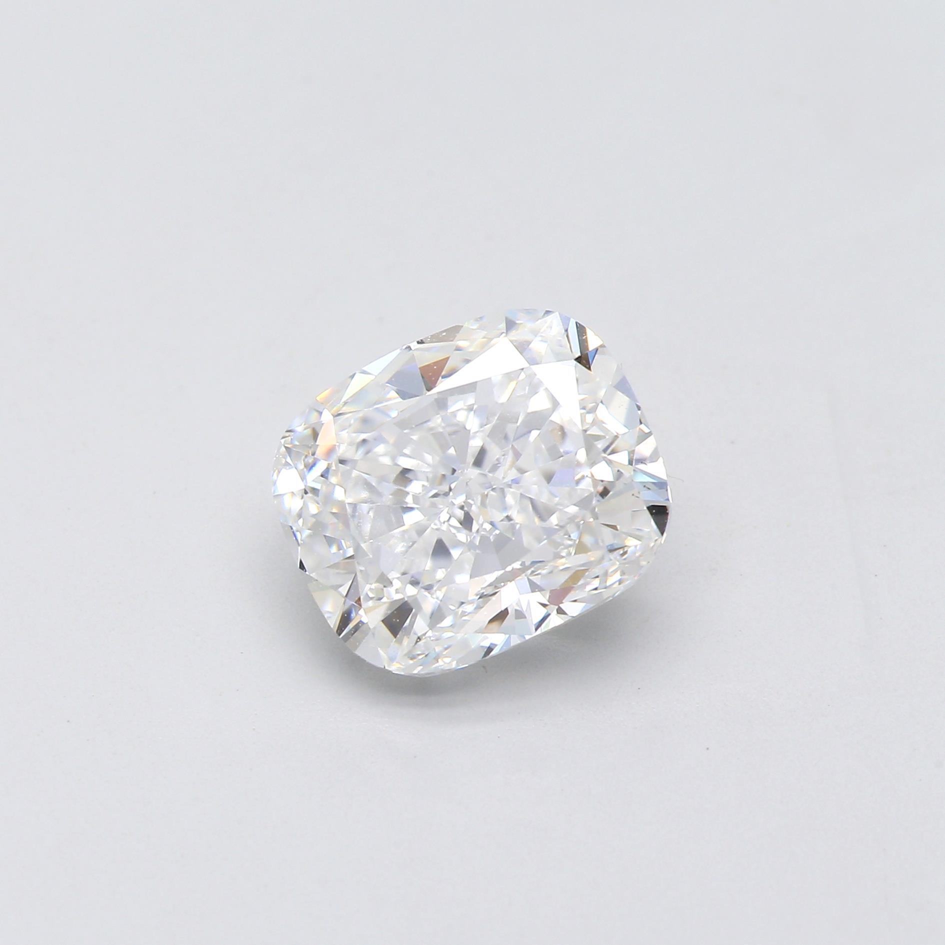 3.01 ct. Cushion Diamond E VS2 Faint GIA