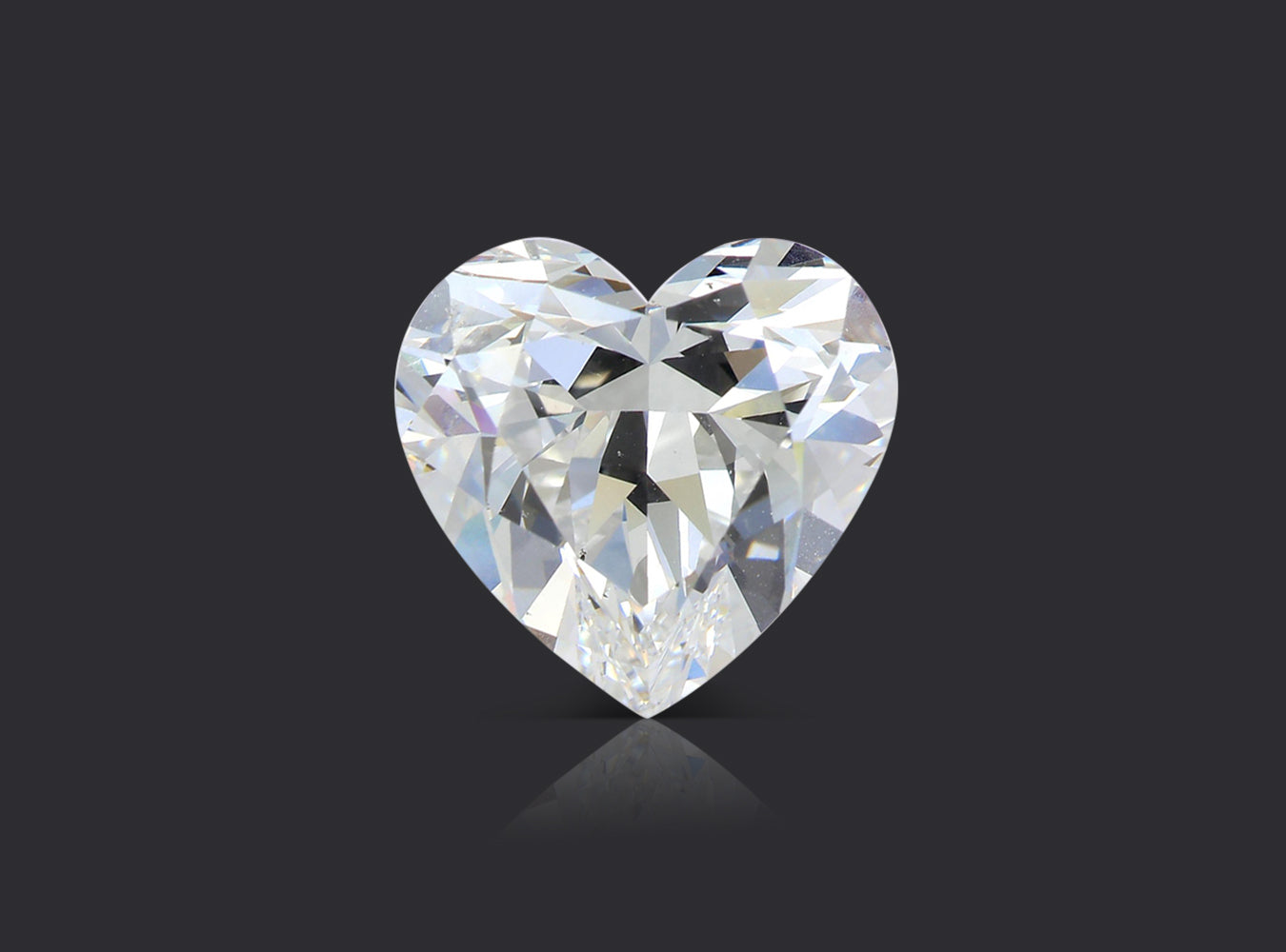 5.92 ct. Heart Shape Diamond E VS2 Faint GIA