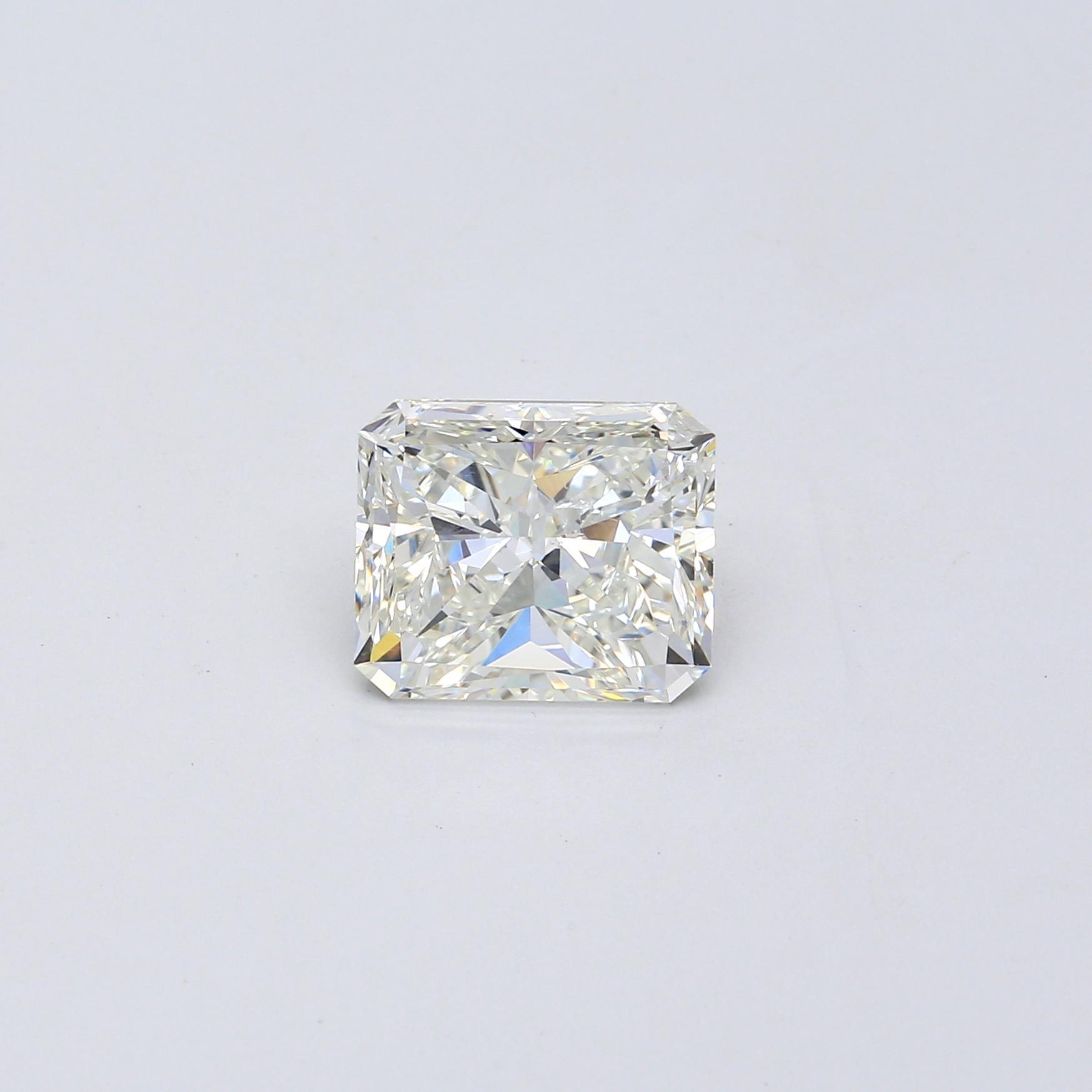 4.06 ct. Radiant Diamond I SI1 None GIA