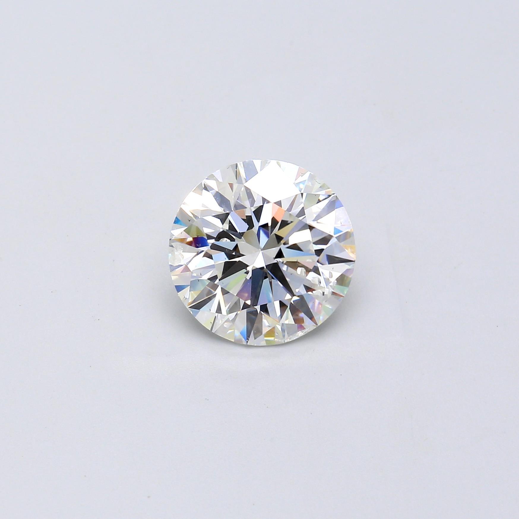 5.03 ct. Round Brilliant Diamond G SI2 EX None GIA