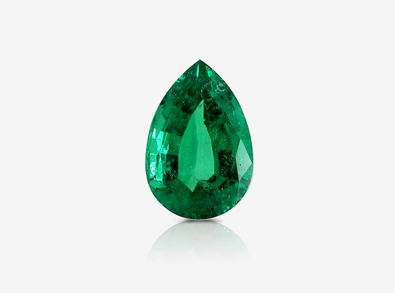 4.98 ct. Pear Shape Emerald AGL Minor