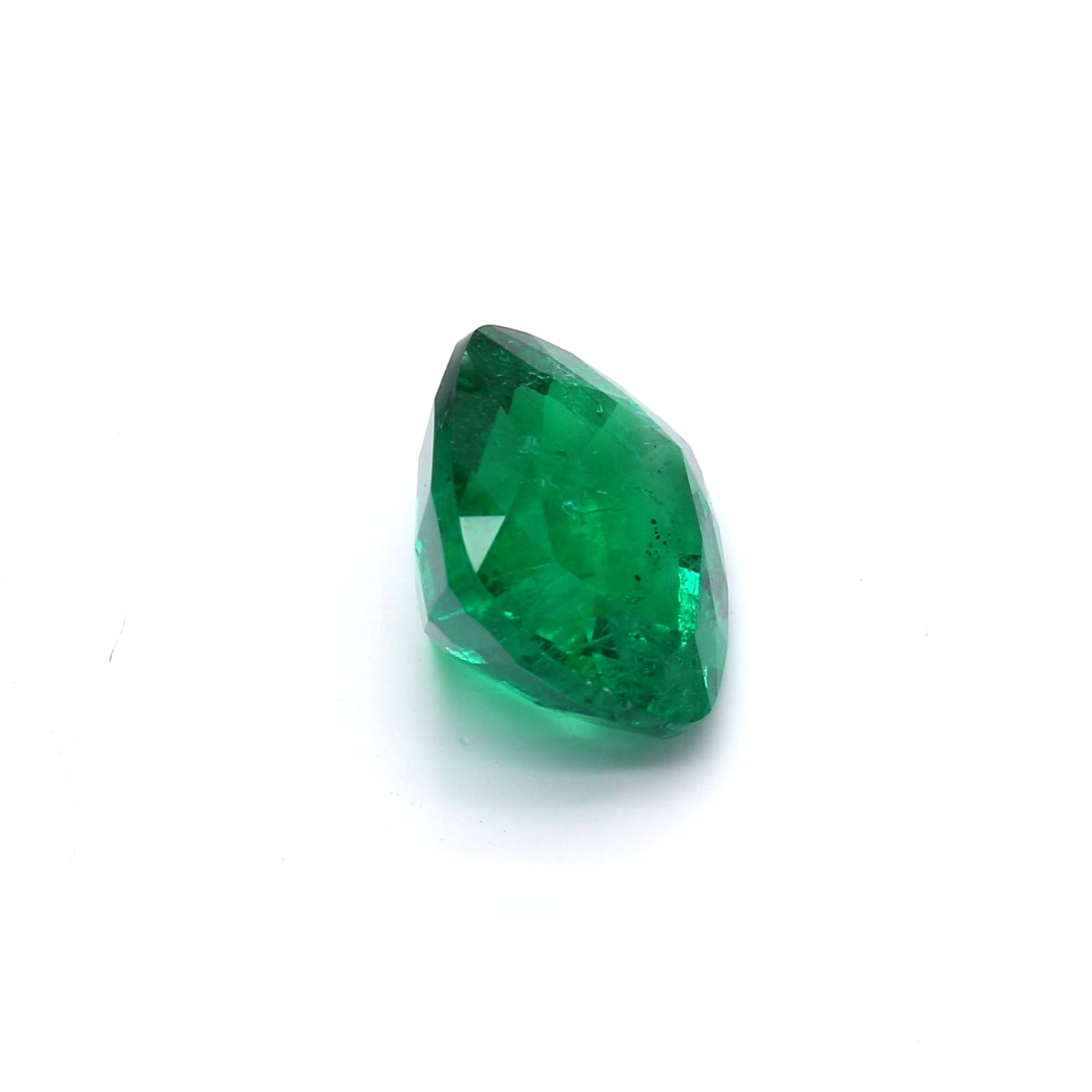 5.87 ct. Cushion Emerald GRS Minor