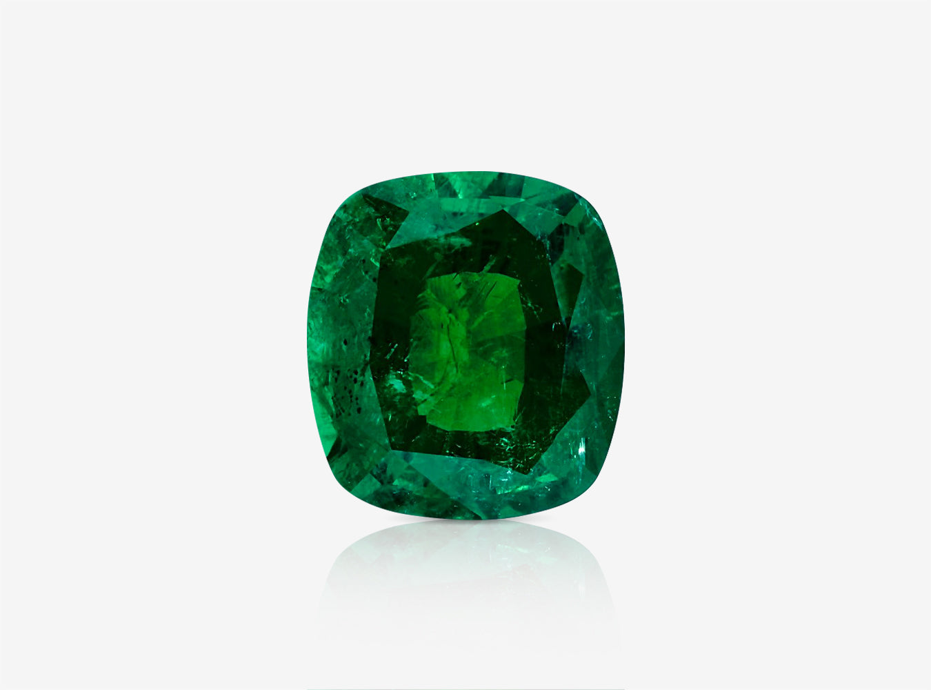 5.87 ct. Cushion Emerald GRS Minor