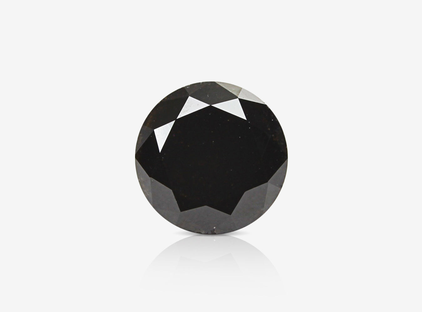 1.43 ct. Round Brilliant Fancy Black GIA