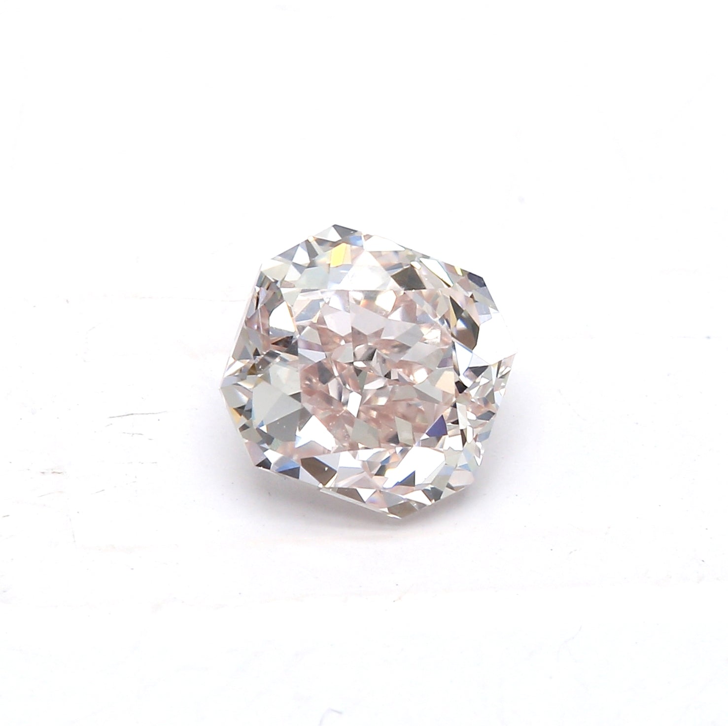 0.93 ct. Radiant Fancy Light Pink VS1 None GIA