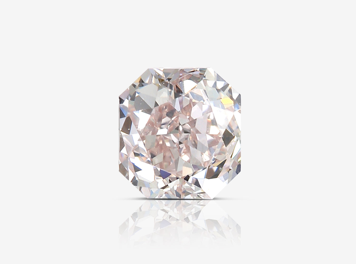 0.93 ct. Radiant Fancy Light Pink VS1 None GIA