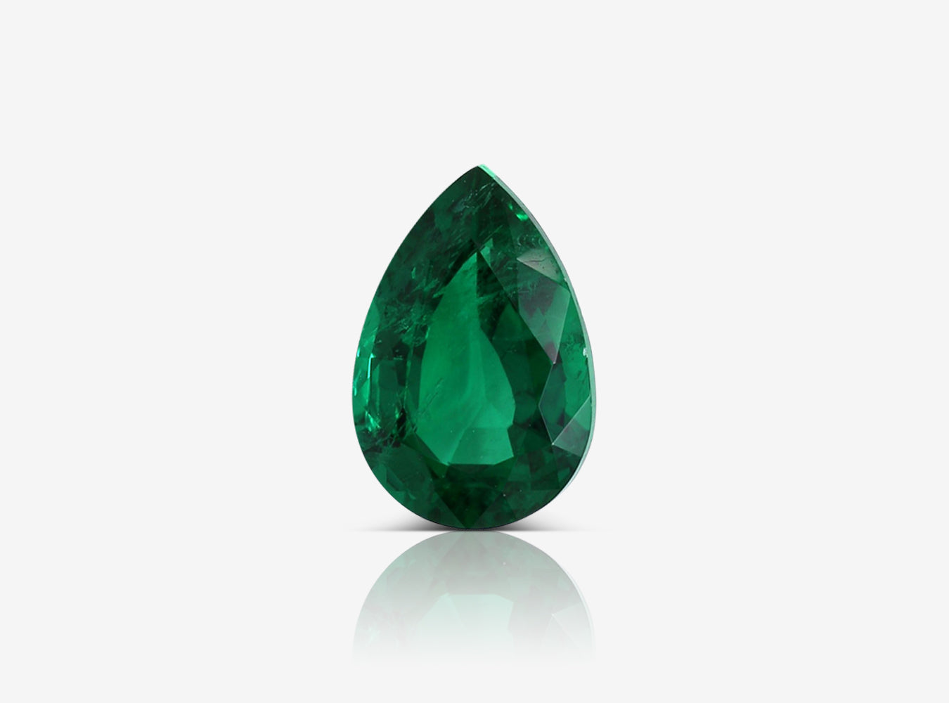 1.75 ct. Pear Shape Emerald AGL Insignificant to Minor