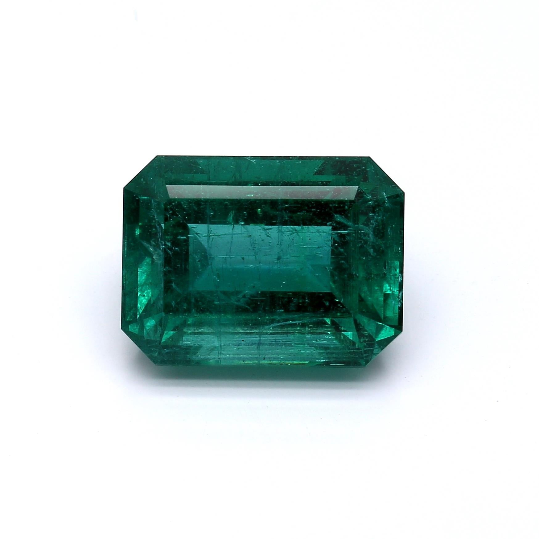 12.89 ct. Emerald ICA Minor