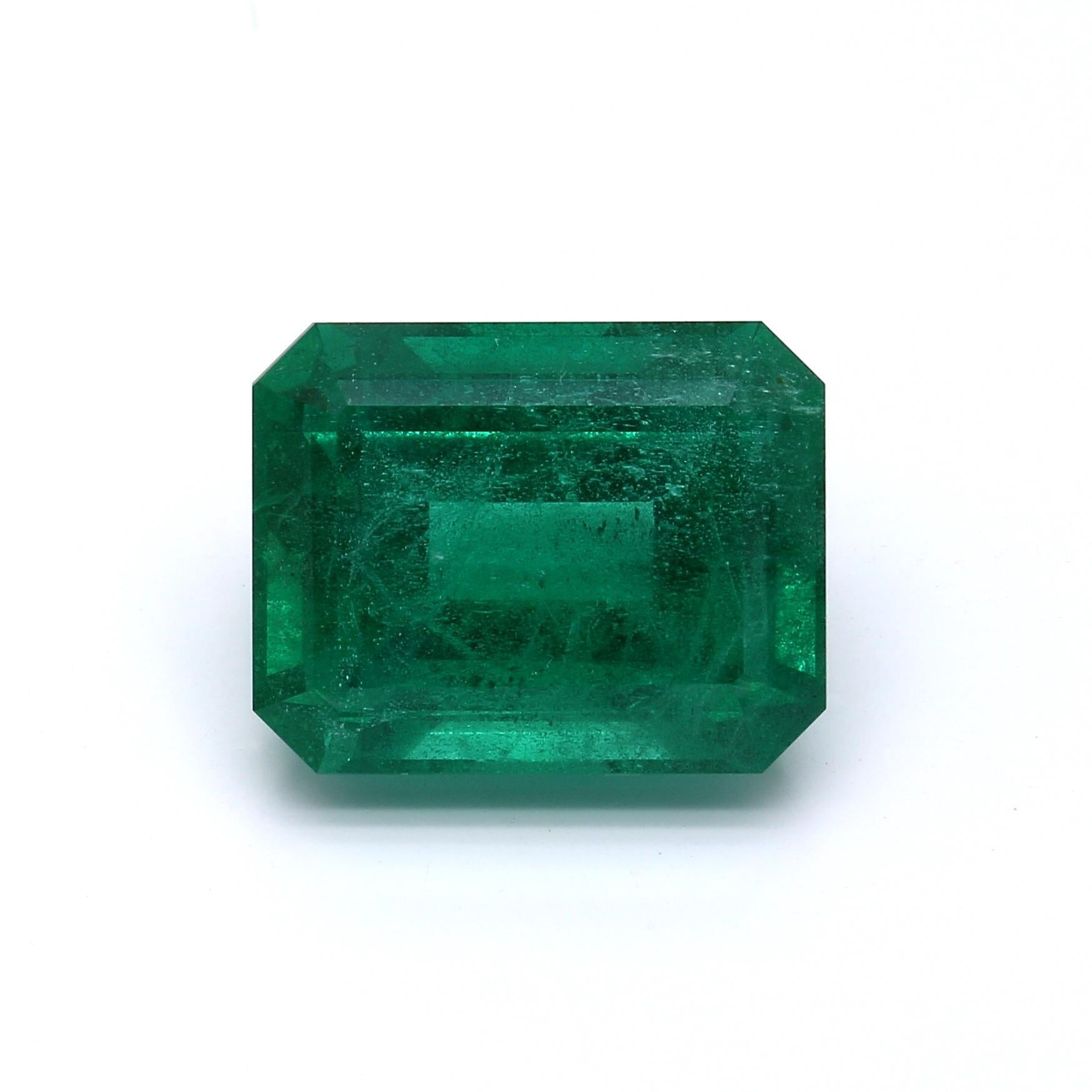 13.91 ct. Emerald ICA Minor