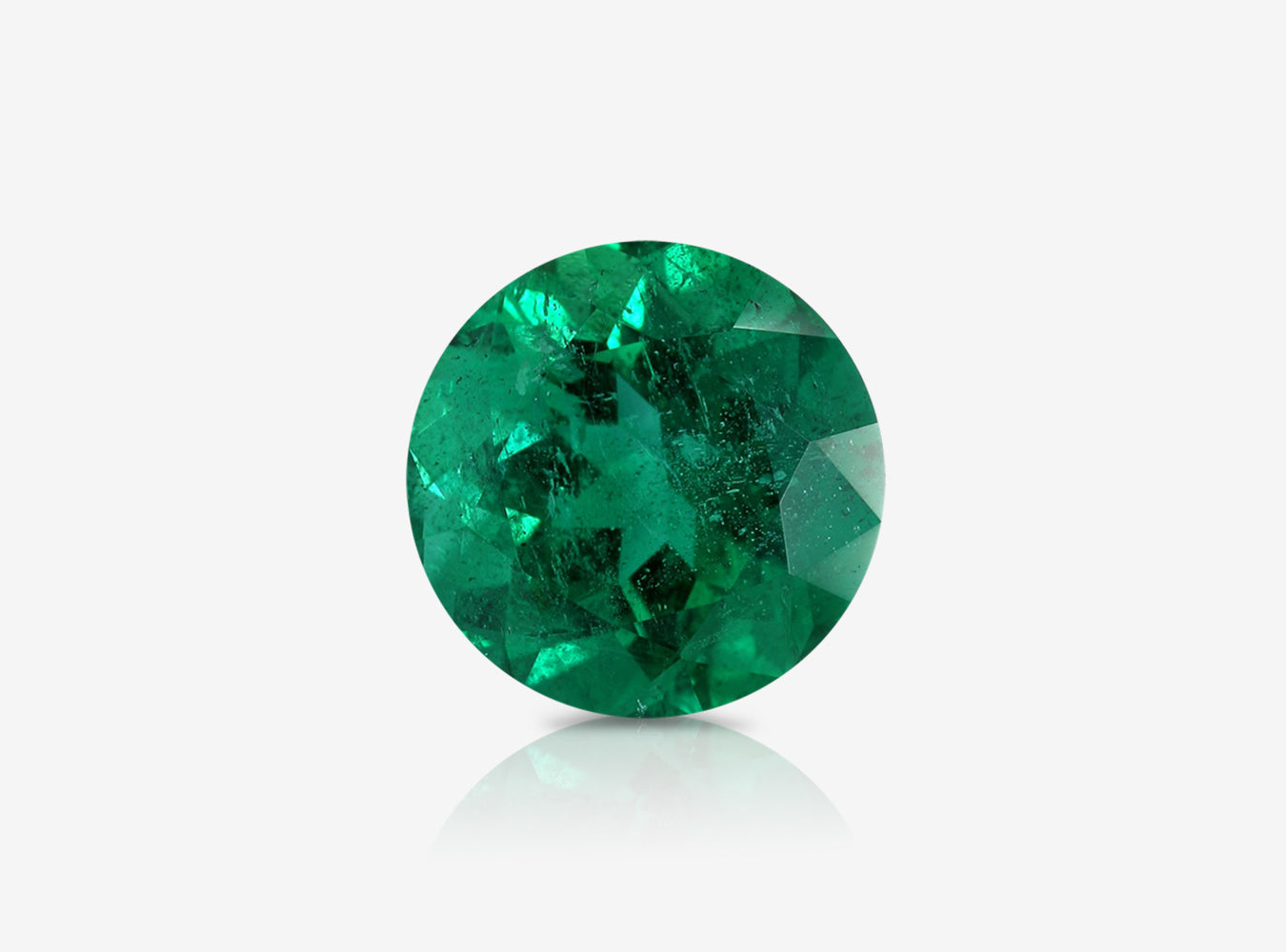 7.44 ct. Round Brilliant Emerald ICA Minor