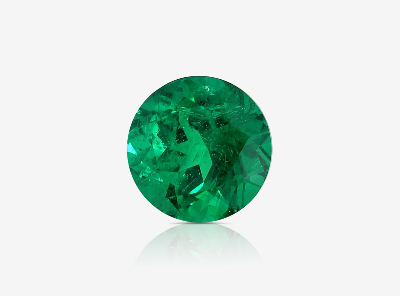 5.20 ct. Round Brilliant Emerald AGL Minor