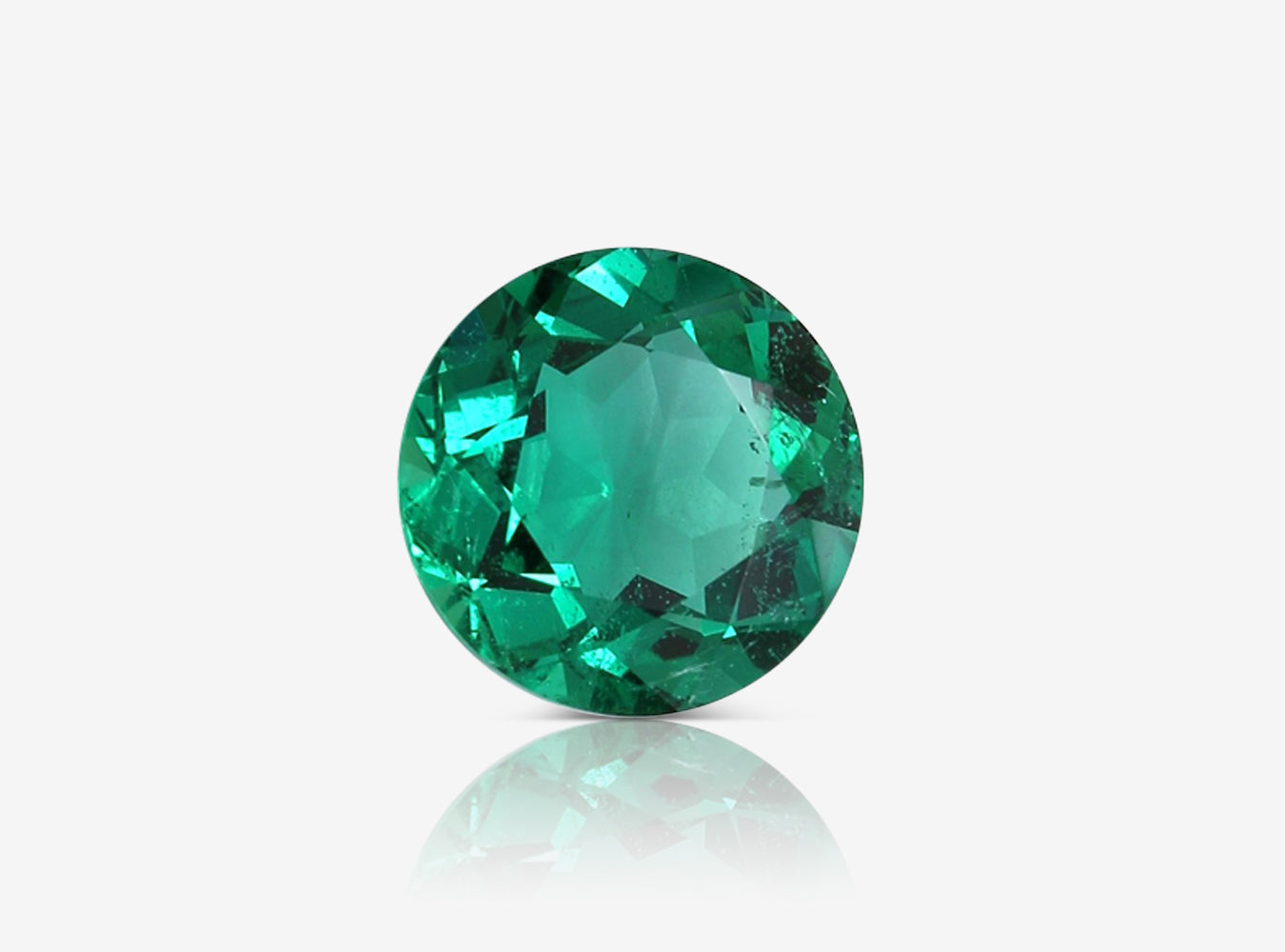 3.65 ct. Round Brilliant Emerald AGL No Oil