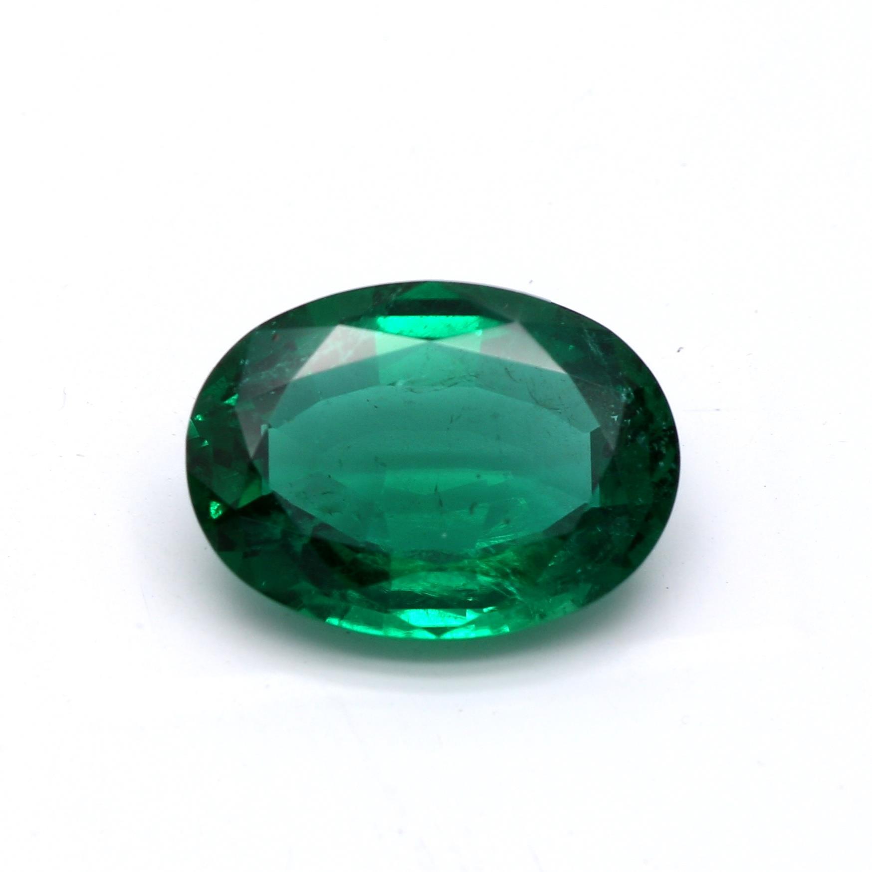 2.43 ct. Oval Emerald AGL Minor