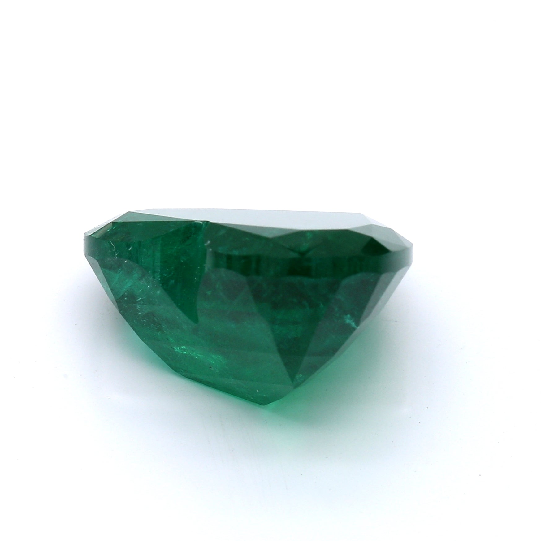 20.69 ct. Heart Shape Emerald GRS Minor