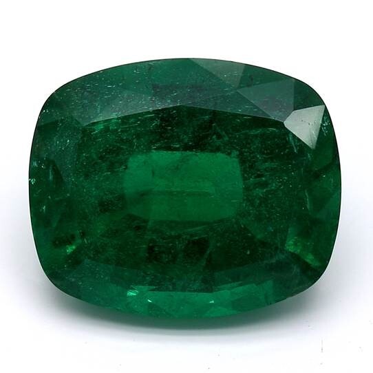 15.53 ct. Cushion Emerald GRS Minor