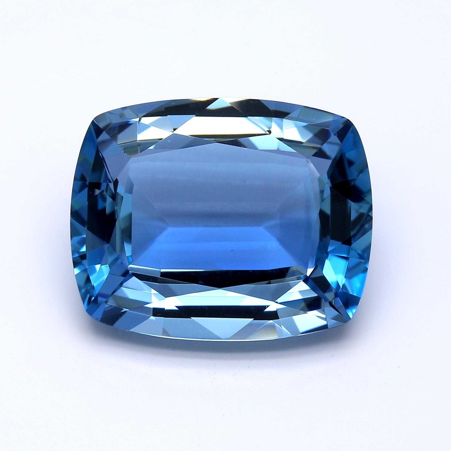 19.85 ct. Cushion Aquamarine GRS No Heat