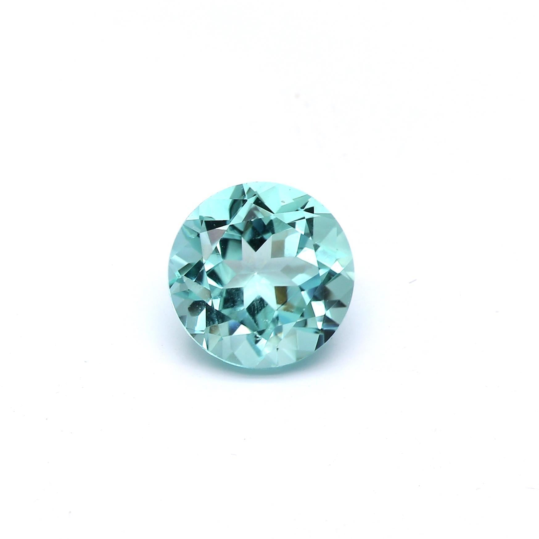 1.15 ct. Round Brilliant Aquamarine EGL