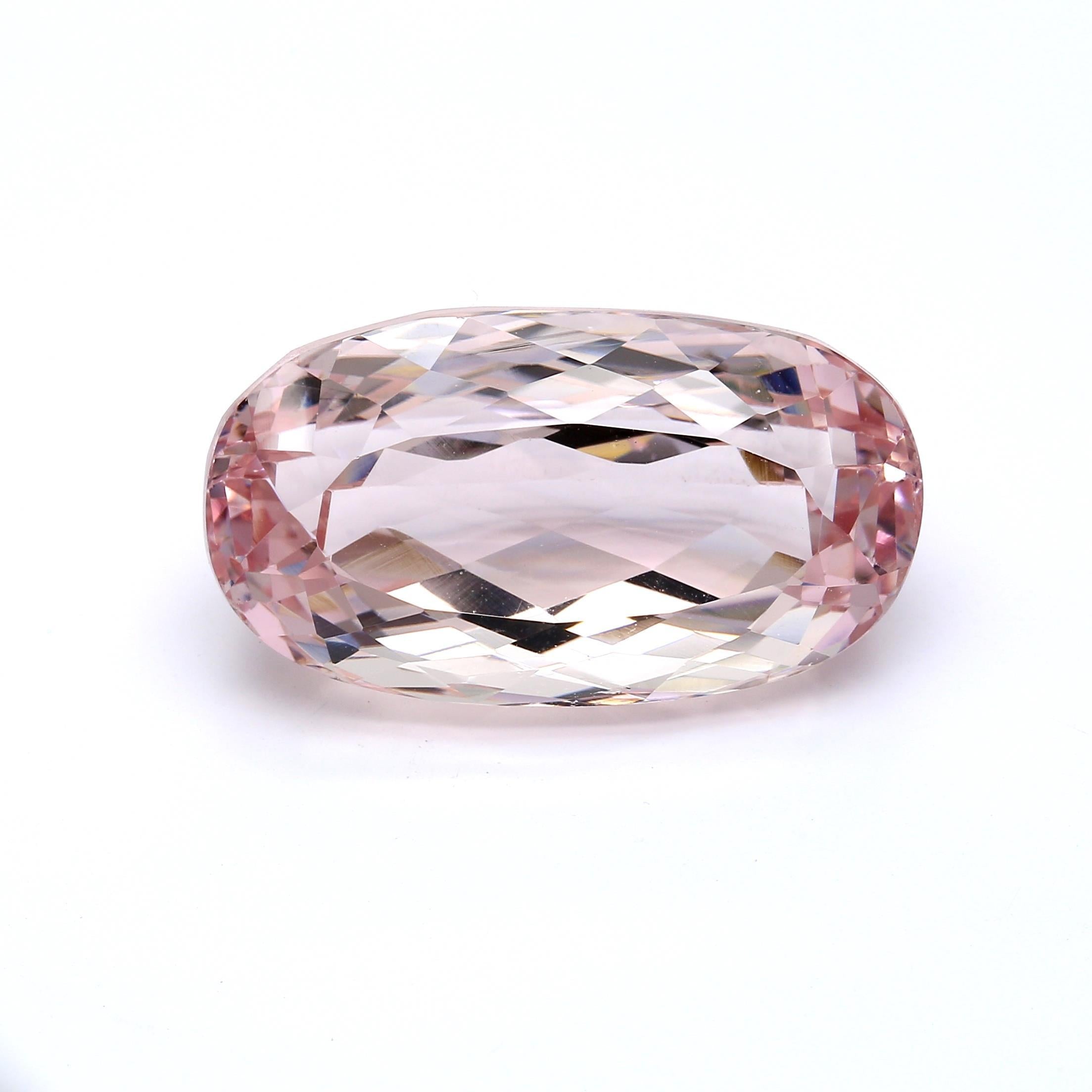 29.49 ct. Oval Morganite GWLAB