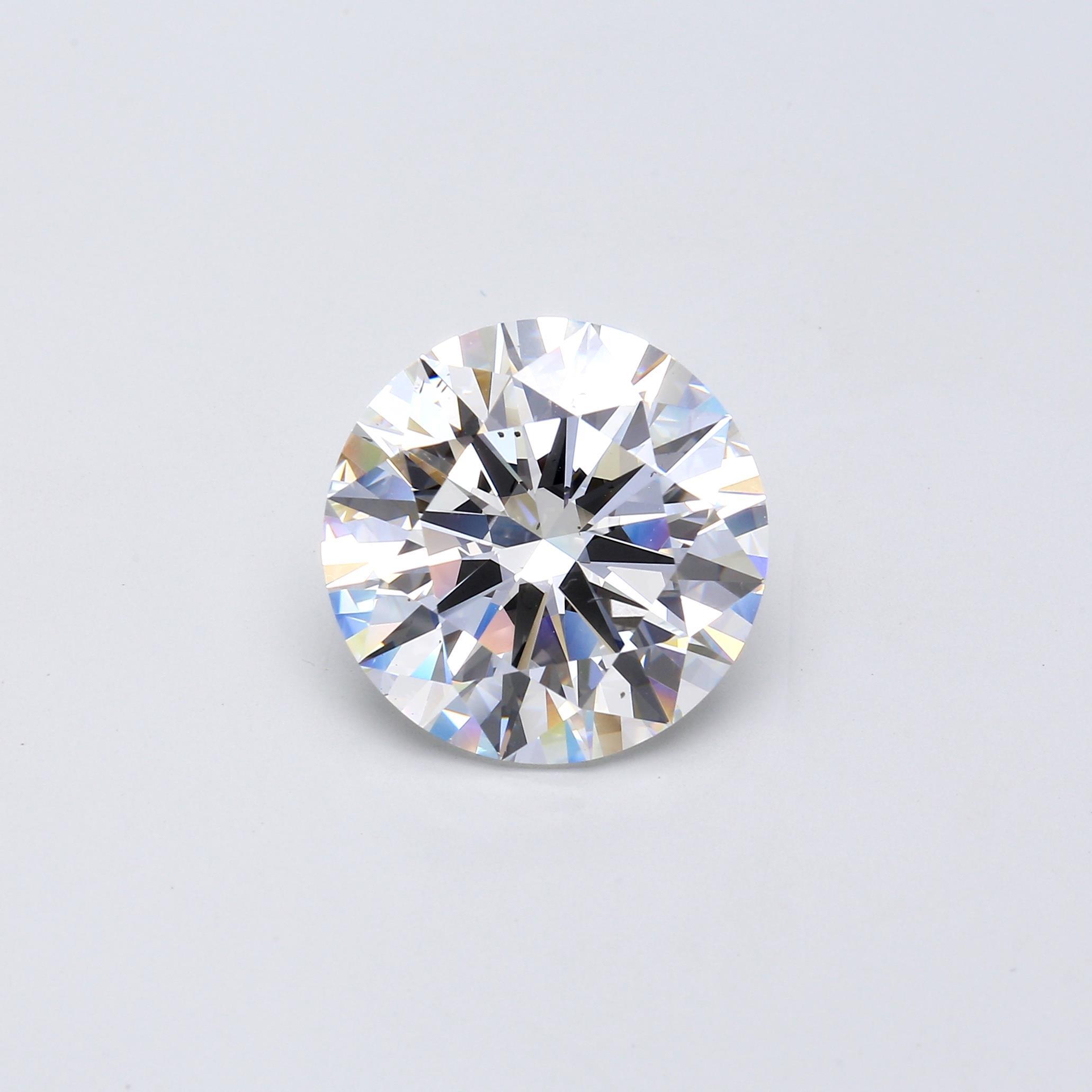 11.50 ct. Round Brilliant Diamond E VS2 EX Faint GIA