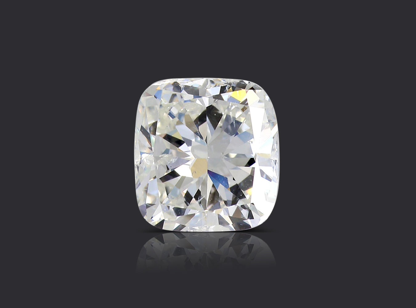 3.01 ct. Cushion Diamond I SI2 None GIA