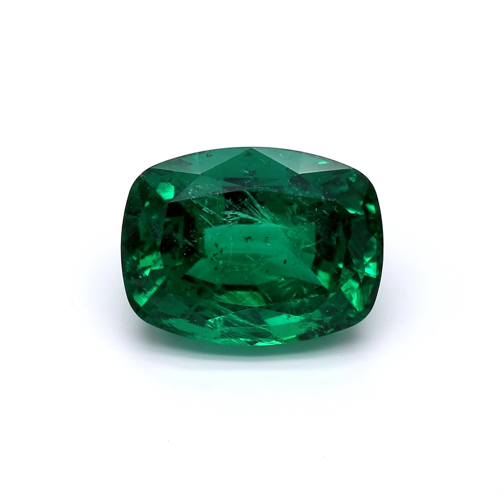 10.59 ct. Cushion Emerald AGL Minor