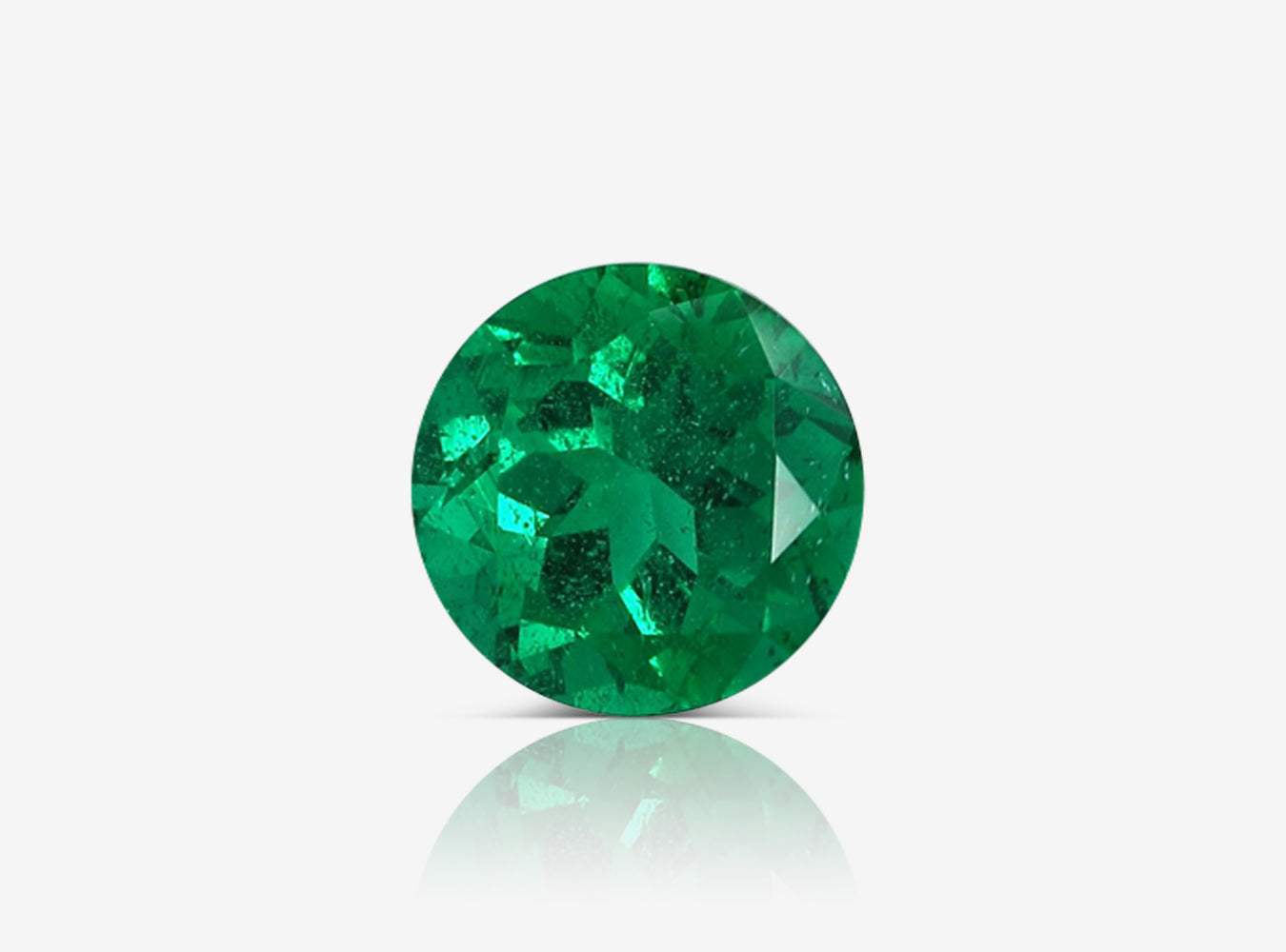 2.66 ct. Round Brilliant Emerald AGL Minor