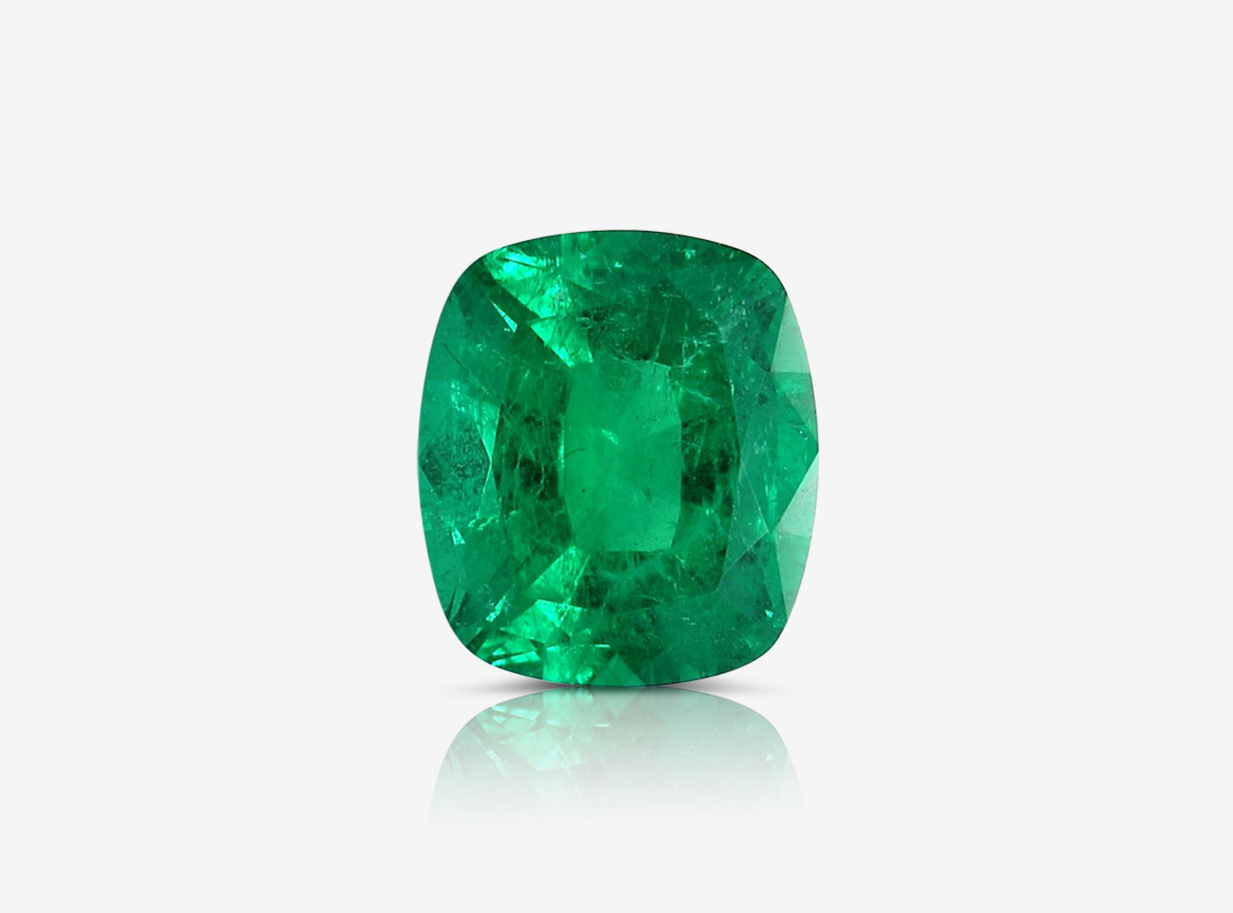 5.43 ct. Cushion Emerald ICA Minor