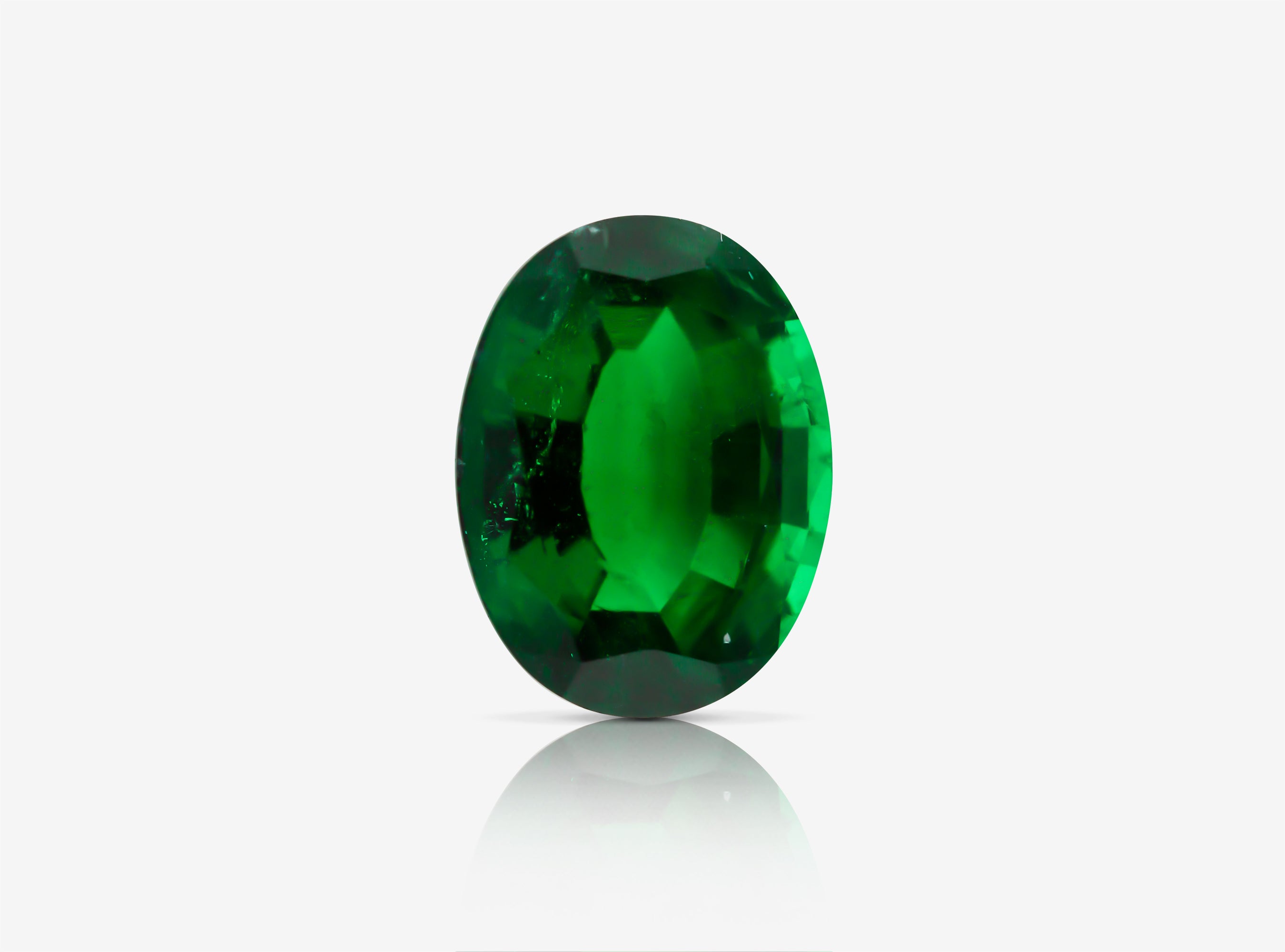 2.07 ct. Oval Emerald AGL Minor