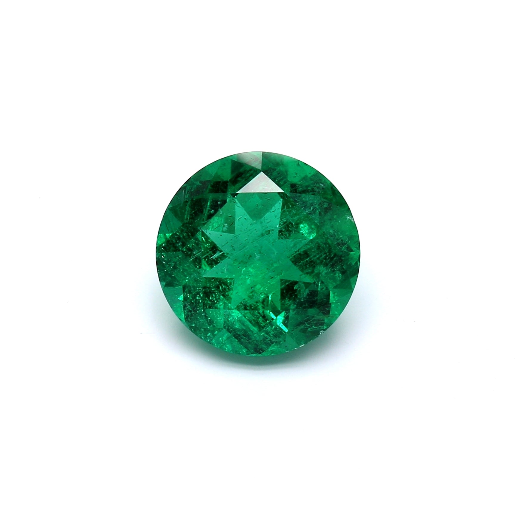 5.04 ct. Round Brilliant Emerald AGL Minor