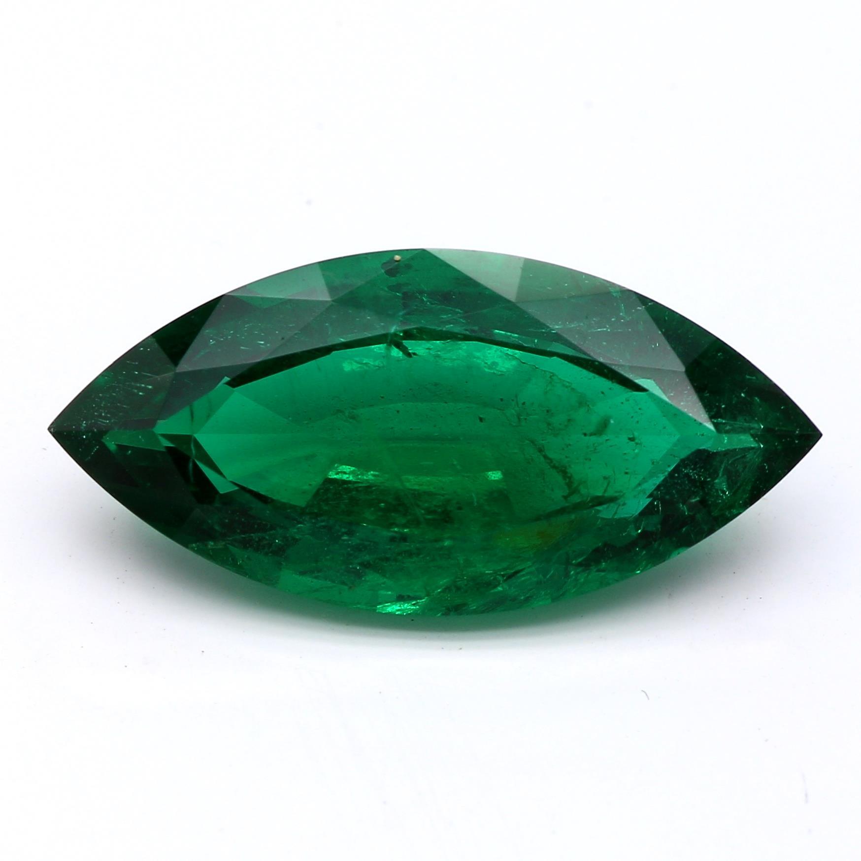 4.06 ct. Marquise Emerald AGL Minor