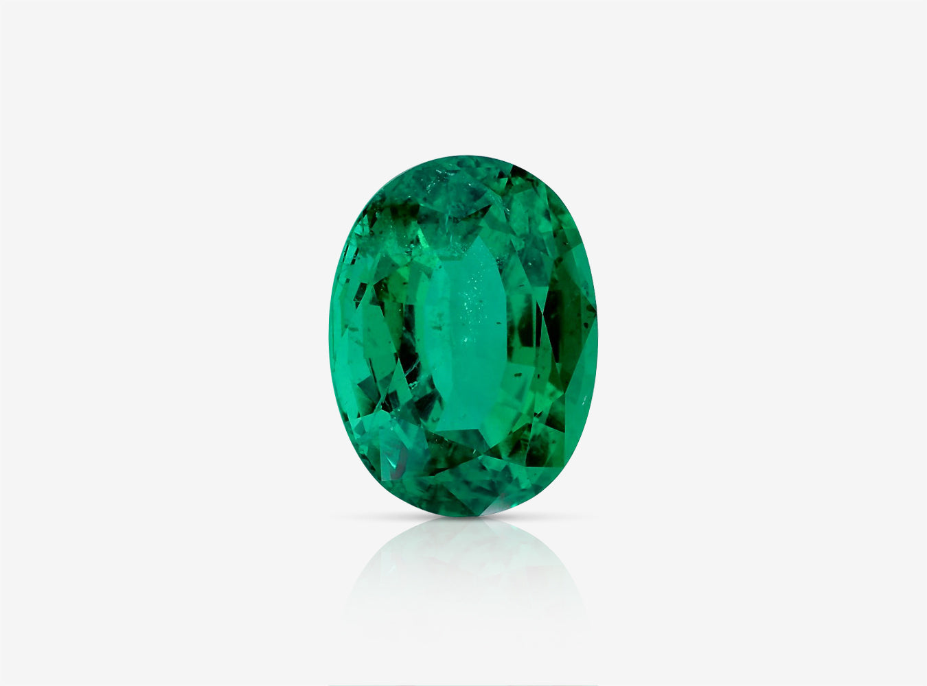 3.96 ct. Oval Emerald GRS Minor