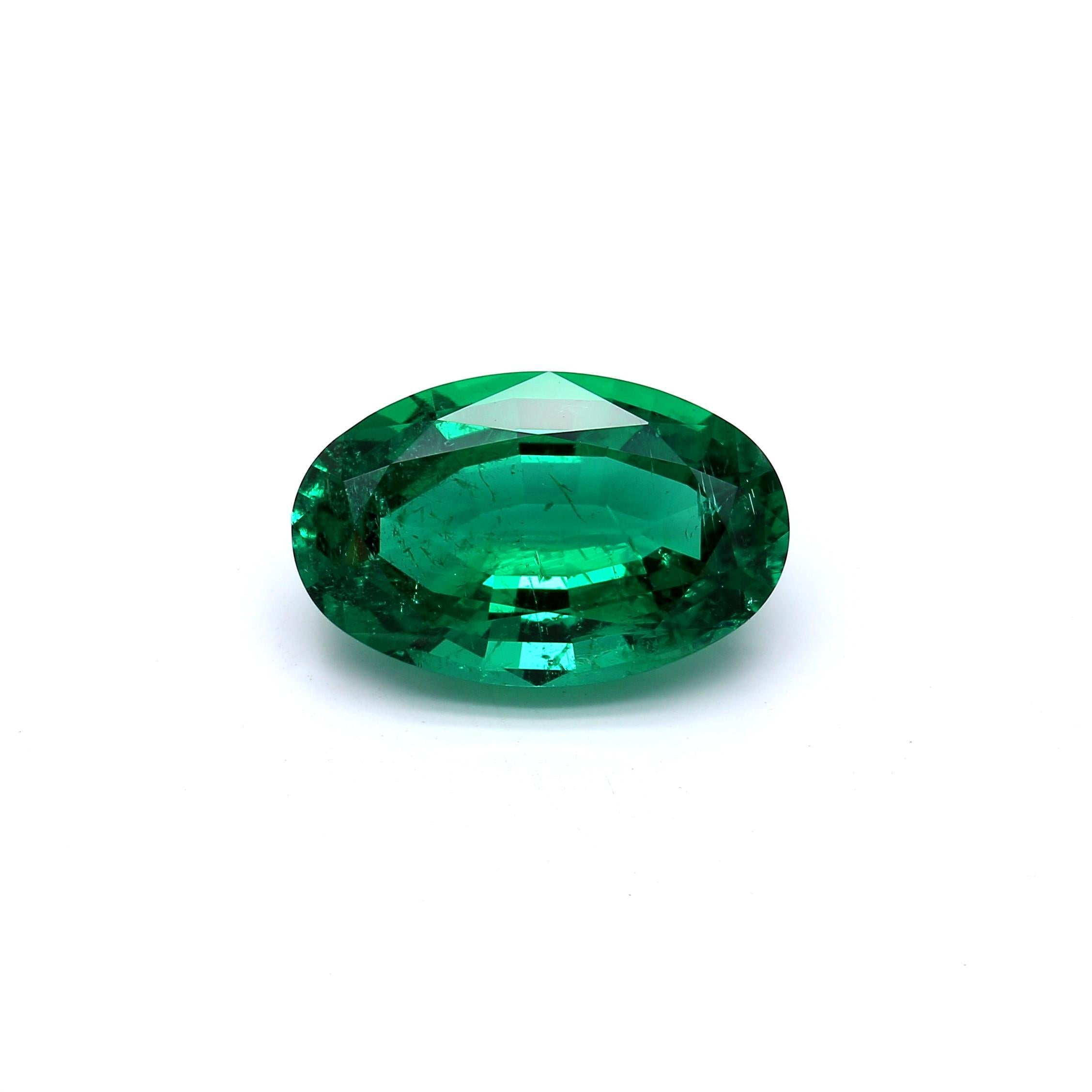 8.80 ct. Oval Emerald AGL Minor