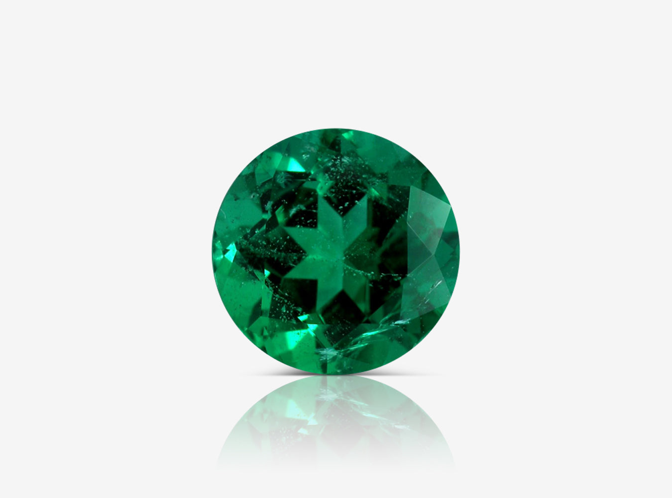 2.38 ct. Round Brilliant Emerald GRS Insignificant